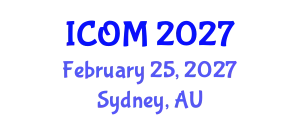 International Conference on Obesity Medicine (ICOM) February 25, 2027 - Sydney, Australia