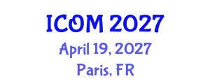 International Conference on Obesity Medicine (ICOM) April 19, 2027 - Paris, France