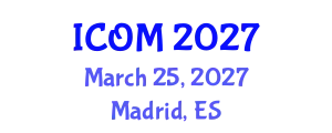 International Conference on Obesity Medicine (ICOM) March 25, 2027 - Madrid, Spain