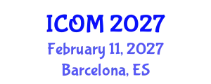International Conference on Obesity Medicine (ICOM) February 11, 2027 - Barcelona, Spain
