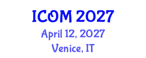 International Conference on Obesity Medicine (ICOM) April 12, 2027 - Venice, Italy