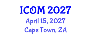International Conference on Obesity Medicine (ICOM) April 15, 2027 - Cape Town, South Africa