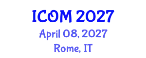 International Conference on Obesity Medicine (ICOM) April 08, 2027 - Rome, Italy