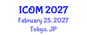 International Conference on Obesity Medicine (ICOM) February 25, 2027 - Tokyo, Japan