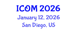 International Conference on Obesity Medicine (ICOM) January 12, 2026 - San Diego, United States
