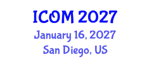 International Conference on Obesity Medicine (ICOM) January 16, 2027 - San Diego, United States