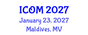 International Conference on Obesity Medicine (ICOM) January 23, 2027 - Maldives, Maldives