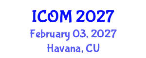 International Conference on Obesity Medicine (ICOM) February 03, 2027 - Havana, Cuba