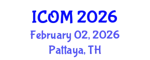 International Conference on Obesity Medicine (ICOM) February 02, 2026 - Pattaya, Thailand