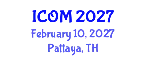 International Conference on Obesity Medicine (ICOM) February 10, 2027 - Pattaya, Thailand