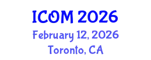 International Conference on Obesity Medicine (ICOM) February 12, 2026 - Toronto, Canada