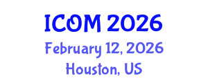 International Conference on Obesity Medicine (ICOM) February 12, 2026 - Houston, United States