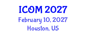 International Conference on Obesity Medicine (ICOM) February 10, 2027 - Houston, United States