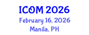 International Conference on Obesity Medicine (ICOM) February 16, 2026 - Manila, Philippines