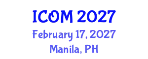 International Conference on Obesity Medicine (ICOM) February 17, 2027 - Manila, Philippines