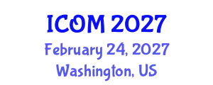 International Conference on Obesity Medicine (ICOM) February 24, 2027 - Washington, United States