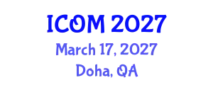 International Conference on Obesity Medicine (ICOM) March 17, 2027 - Doha, Qatar