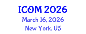 International Conference on Obesity Medicine (ICOM) March 16, 2026 - New York, United States