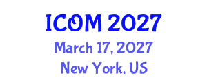International Conference on Obesity Medicine (ICOM) March 17, 2027 - New York, United States