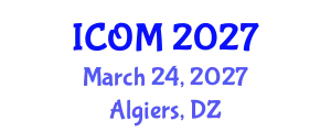 International Conference on Obesity Medicine (ICOM) March 24, 2027 - Algiers, Algeria