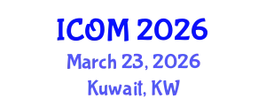 International Conference on Obesity Medicine (ICOM) March 23, 2026 - Kuwait, Kuwait