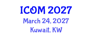 International Conference on Obesity Medicine (ICOM) March 24, 2027 - Kuwait, Kuwait