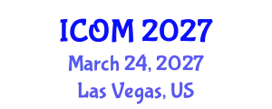 International Conference on Obesity Medicine (ICOM) March 24, 2027 - Las Vegas, United States