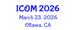 International Conference on Obesity Medicine (ICOM) March 23, 2026 - Ottawa, Canada
