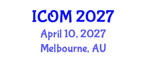 International Conference on Obesity Medicine (ICOM) April 10, 2027 - Melbourne, Australia