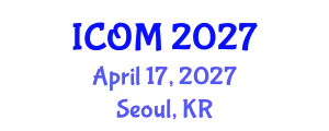 International Conference on Obesity Medicine (ICOM) April 17, 2027 - Seoul, Republic of Korea