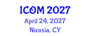 International Conference on Obesity Medicine (ICOM) April 24, 2027 - Nicosia, Cyprus
