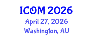 International Conference on Obesity Medicine (ICOM) April 27, 2026 - Washington, Australia