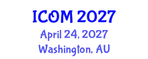 International Conference on Obesity Medicine (ICOM) April 24, 2027 - Washington, Australia