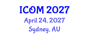 International Conference on Obesity Medicine (ICOM) April 24, 2027 - Sydney, Australia