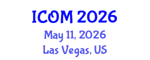 International Conference on Obesity Medicine (ICOM) May 11, 2026 - Las Vegas, United States