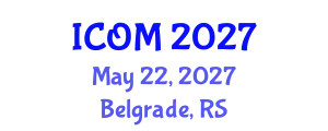 International Conference on Obesity Medicine (ICOM) May 22, 2027 - Belgrade, Serbia