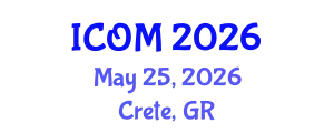 International Conference on Obesity Medicine (ICOM) May 25, 2026 - Crete, Greece
