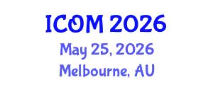 International Conference on Obesity Medicine (ICOM) May 25, 2026 - Melbourne, Australia