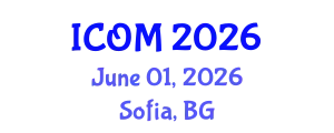 International Conference on Obesity Medicine (ICOM) June 01, 2026 - Sofia, Bulgaria