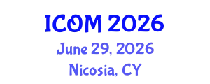 International Conference on Obesity Medicine (ICOM) June 29, 2026 - Nicosia, Cyprus