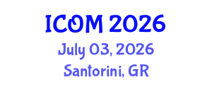 International Conference on Obesity Medicine (ICOM) July 03, 2026 - Santorini, Greece