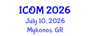 International Conference on Obesity Medicine (ICOM) July 10, 2026 - Mykonos, Greece