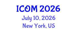 International Conference on Obesity Medicine (ICOM) July 10, 2026 - New York, United States