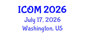 International Conference on Obesity Medicine (ICOM) July 17, 2026 - Washington, United States