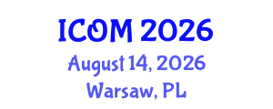 International Conference on Obesity Medicine (ICOM) August 14, 2026 - Warsaw, Poland