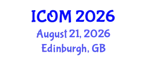 International Conference on Obesity Medicine (ICOM) August 21, 2026 - Edinburgh, United Kingdom