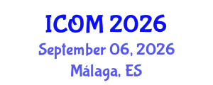 International Conference on Obesity Medicine (ICOM) September 06, 2026 - Málaga, Spain