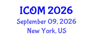 International Conference on Obesity Medicine (ICOM) September 09, 2026 - New York, United States