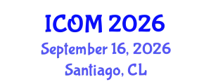International Conference on Obesity Medicine (ICOM) September 16, 2026 - Santiago, Chile