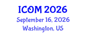 International Conference on Obesity Medicine (ICOM) September 16, 2026 - Washington, United States